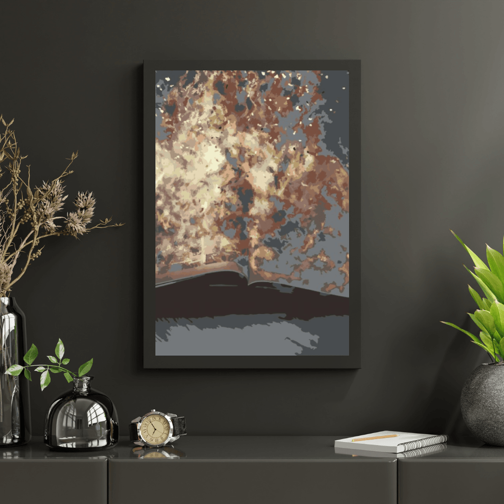 Diamond Painting - Livre enflammé - SEOS Shop ®