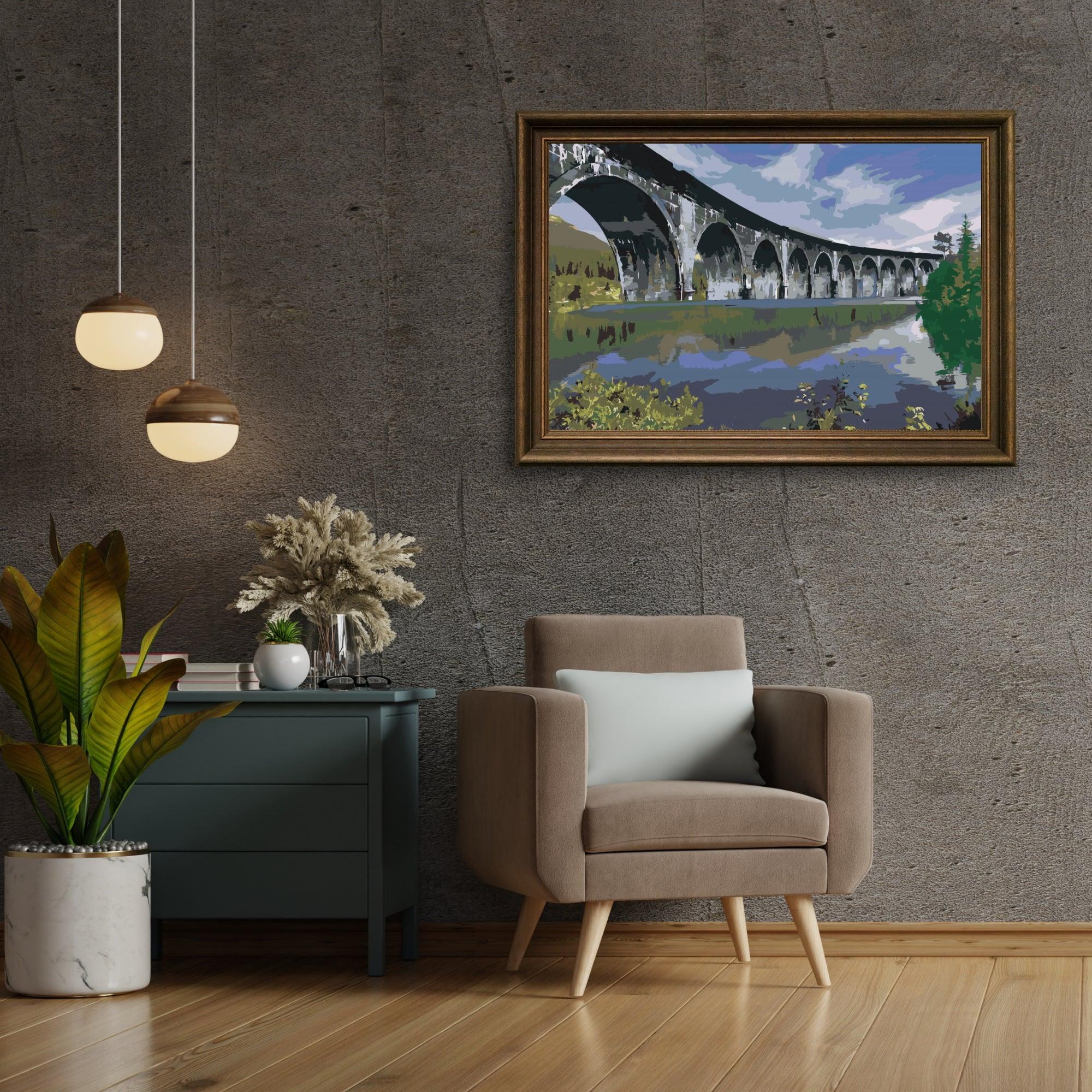 Diamond Painting - Pont sur le lac - SEOS Shop ®