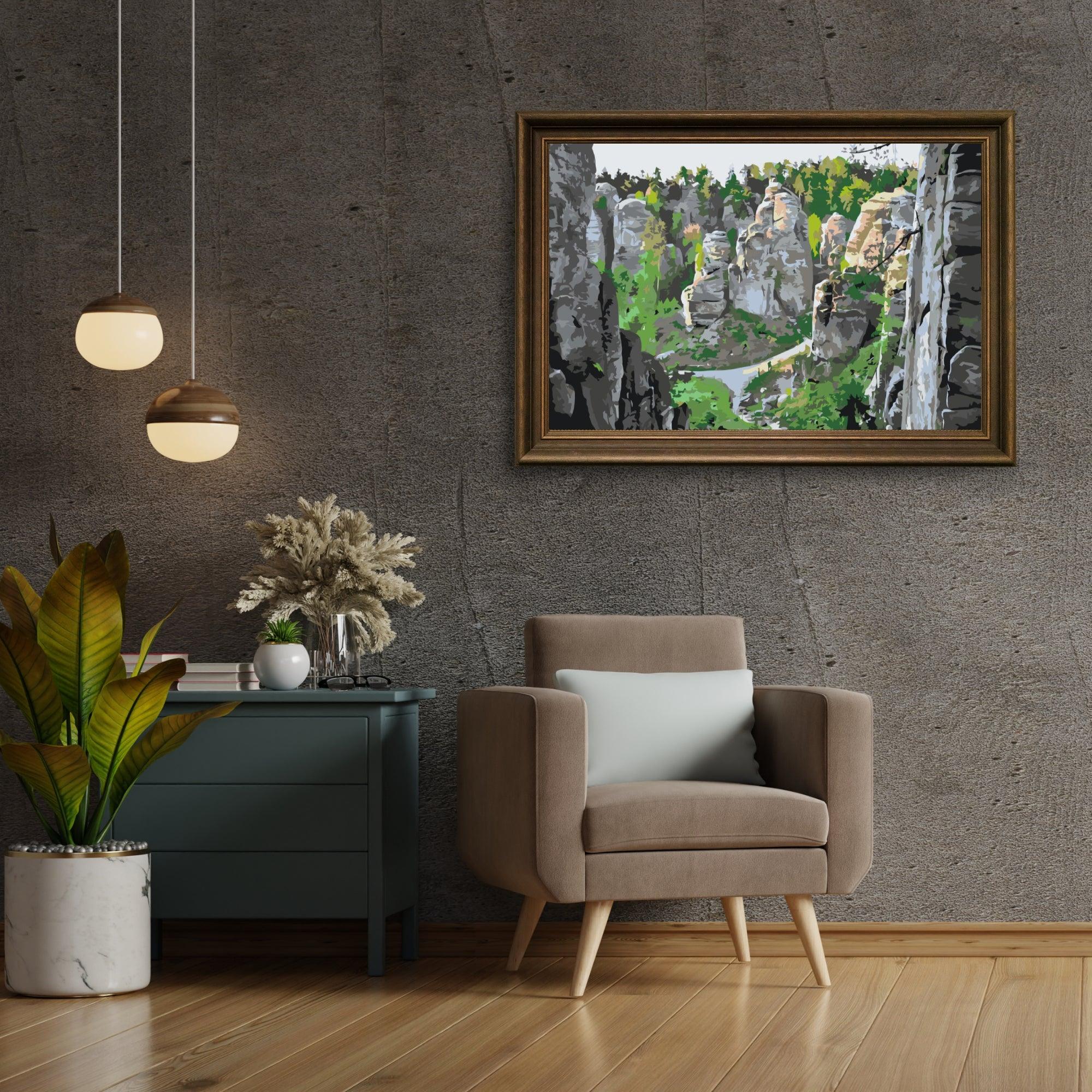Diamond Painting - Monts Bucegi, Roumanie 3 - SEOS Shop ®