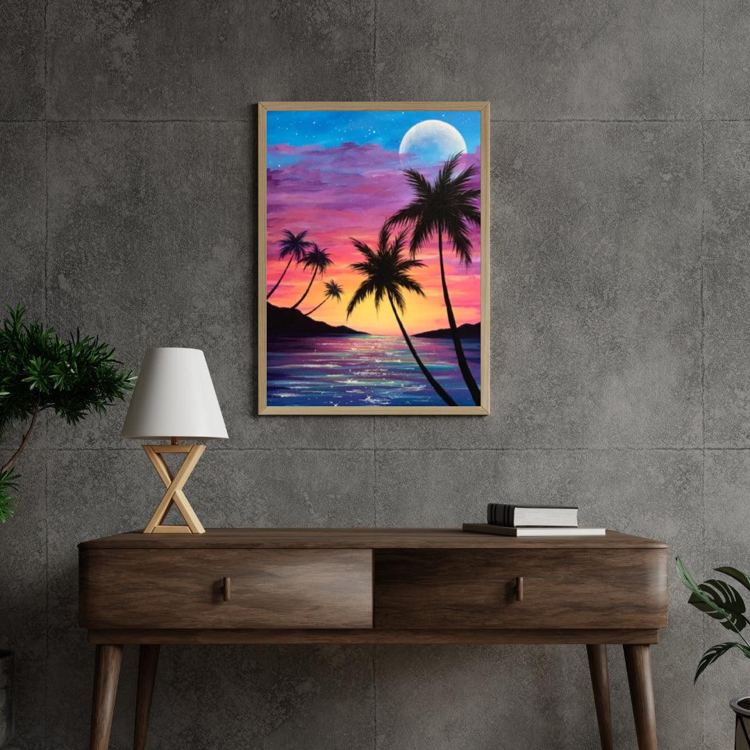 Diamond Painting - Coucher de soleil caribéen - SEOS Shop ®
