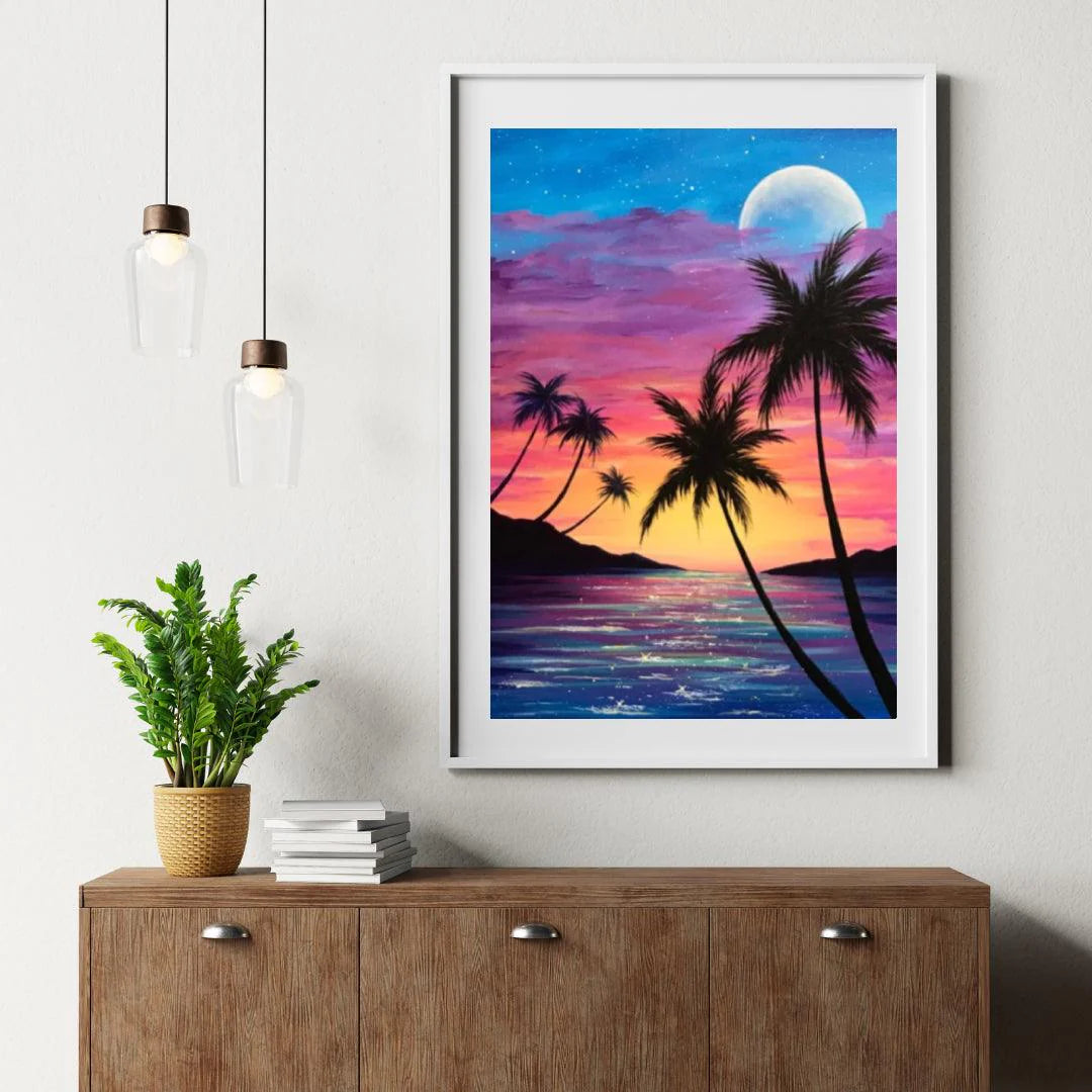 Diamond Painting - Coucher de soleil caribéen - SEOS Shop ®