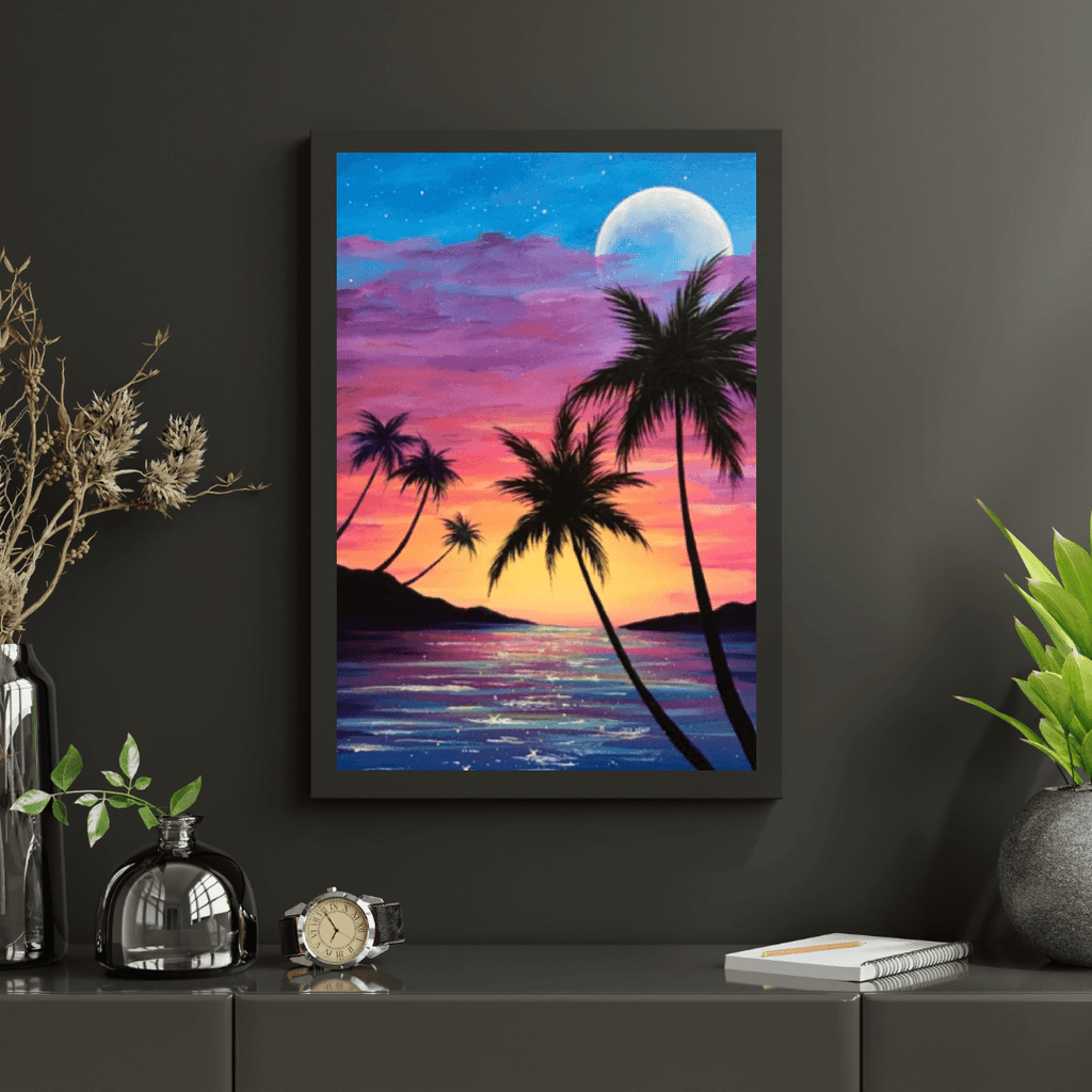 Diamond Painting - Coucher de soleil caribéen - SEOS Shop ®