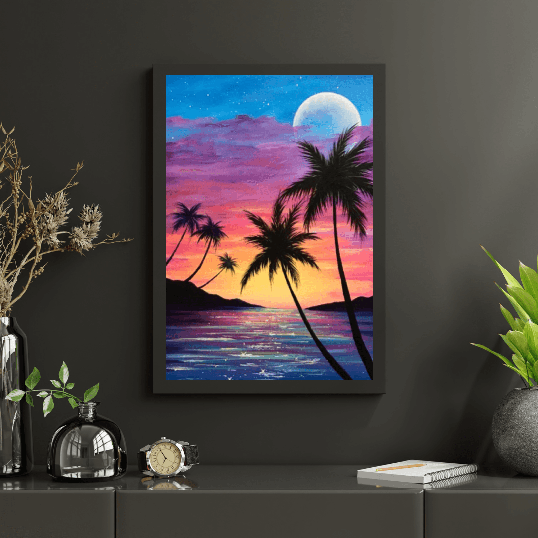 Diamond Painting - Coucher de soleil caribéen - SEOS Shop ®