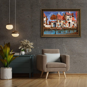 Diamond Painting - La Cascina au bord du lac - SEOS Shop ®