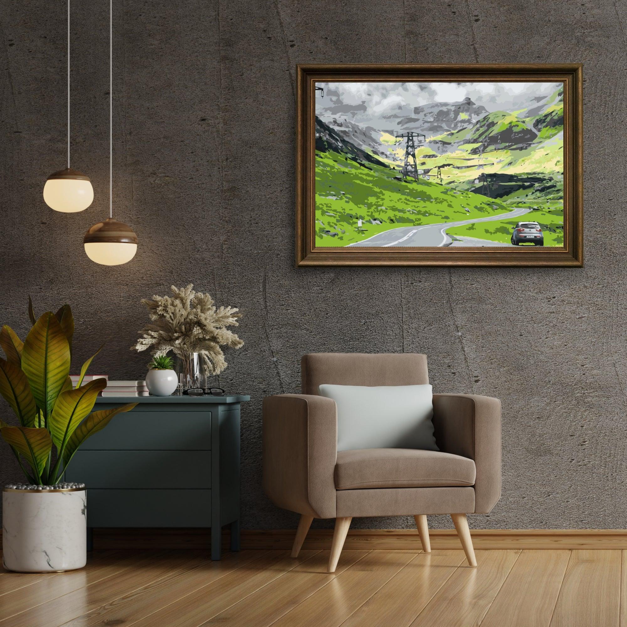 Diamond Painting - La route Transfagarasan en Roumanie - SEOS Shop ®