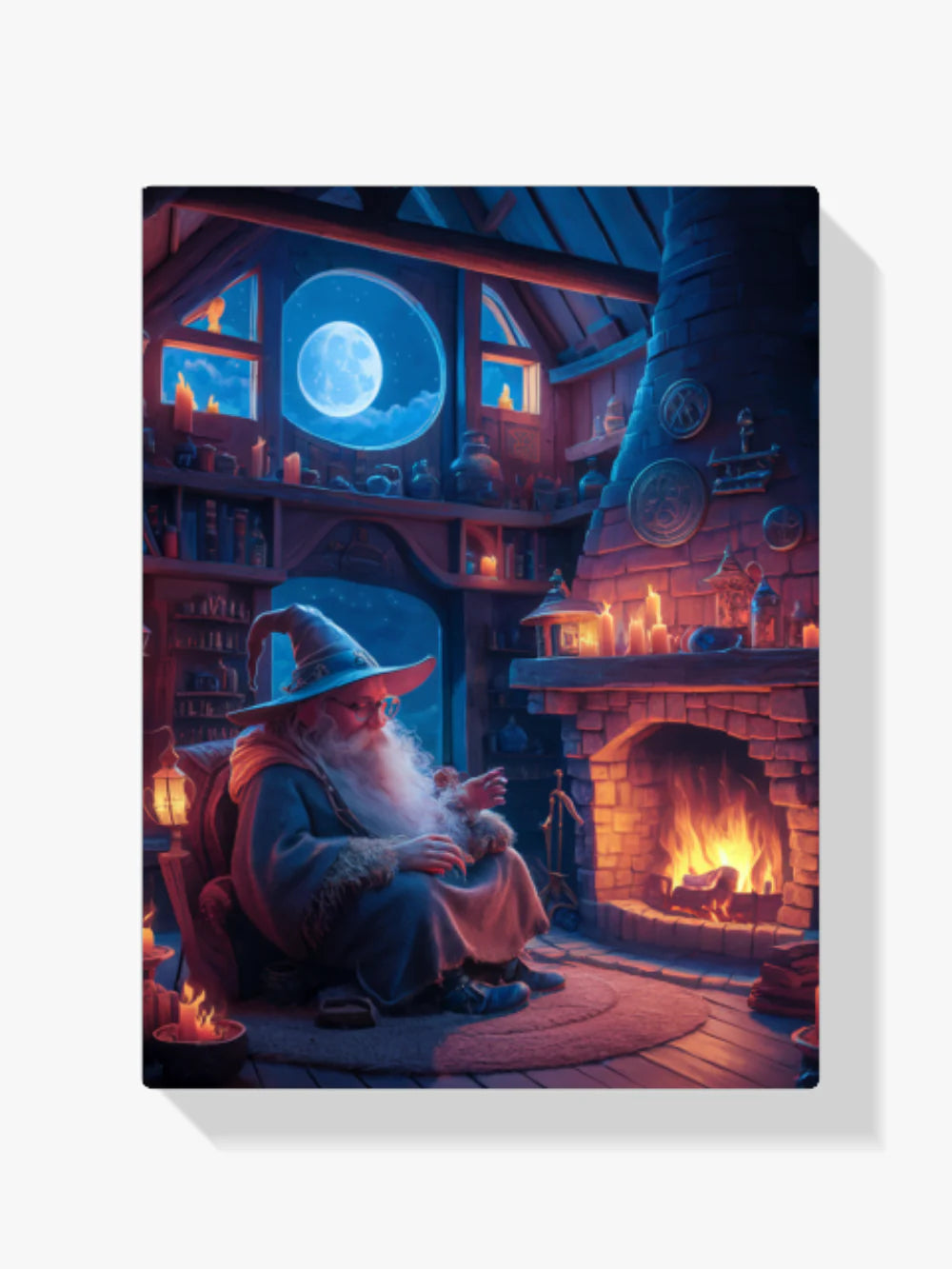 Diamond Painting - Le magicien solitaire