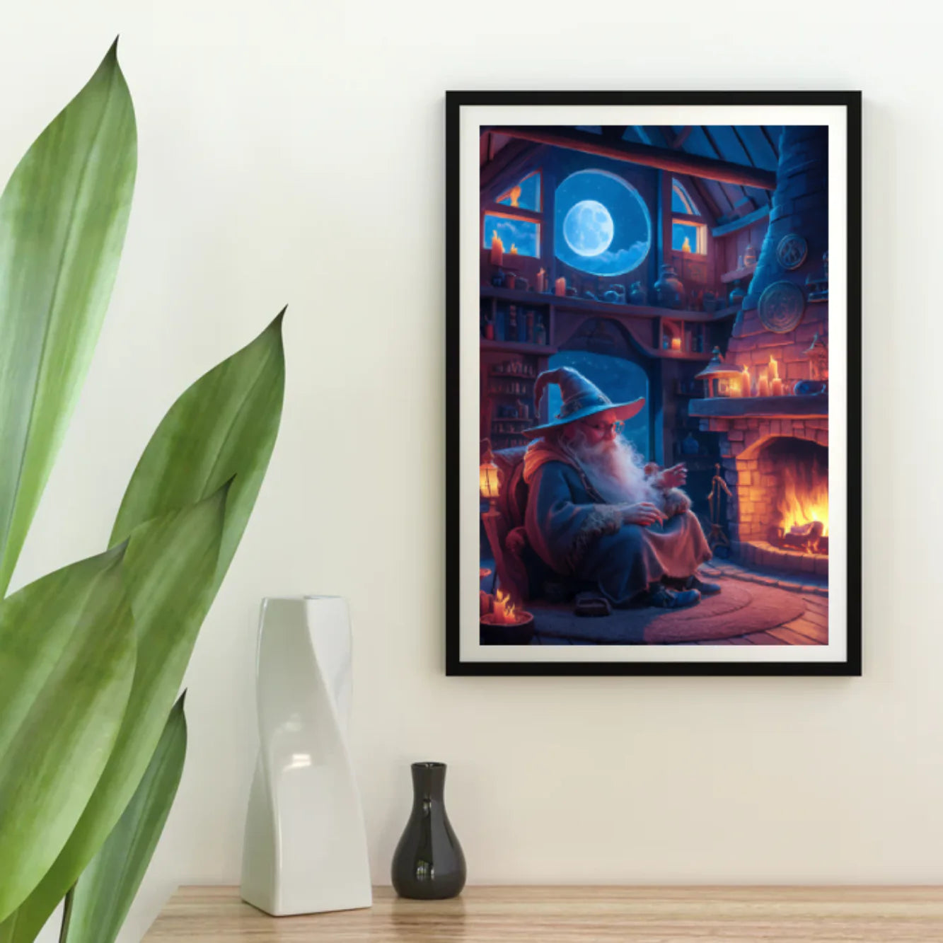 Diamond Painting - Le magicien solitaire