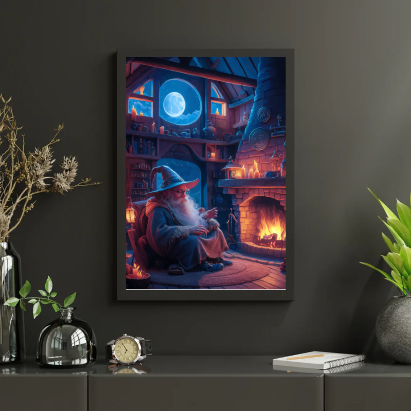 Diamond Painting - Le magicien solitaire