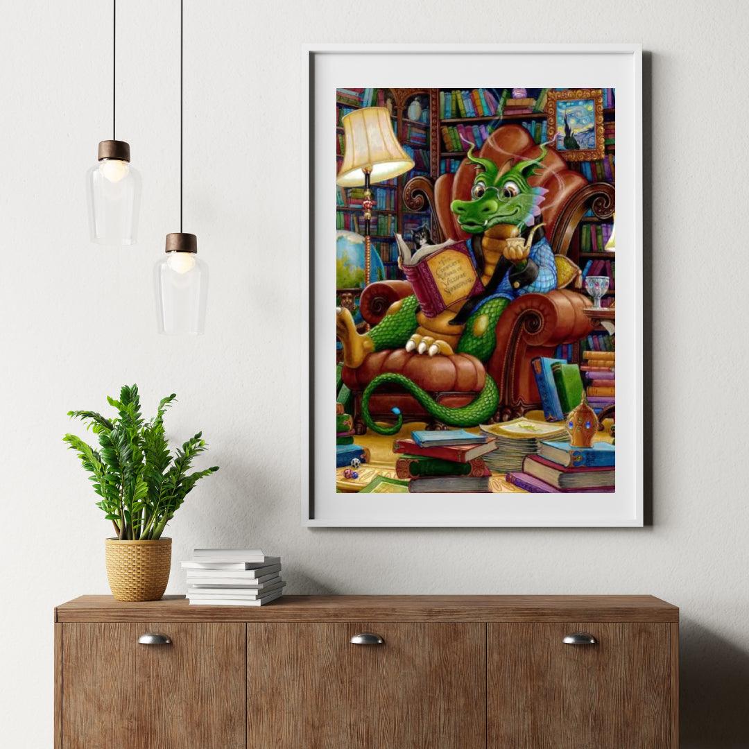 Diamond Painting - Le dragon lettré