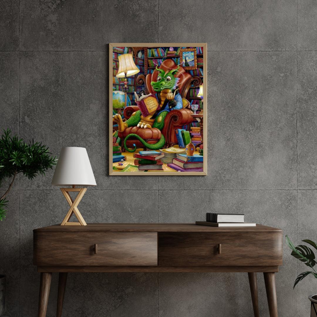 Diamond Painting - Le dragon lettré