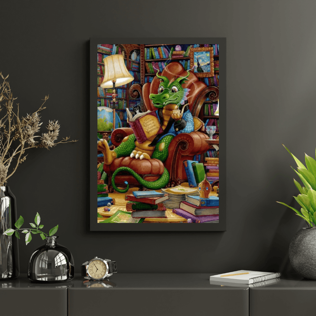 Diamond Painting - Le dragon lettré