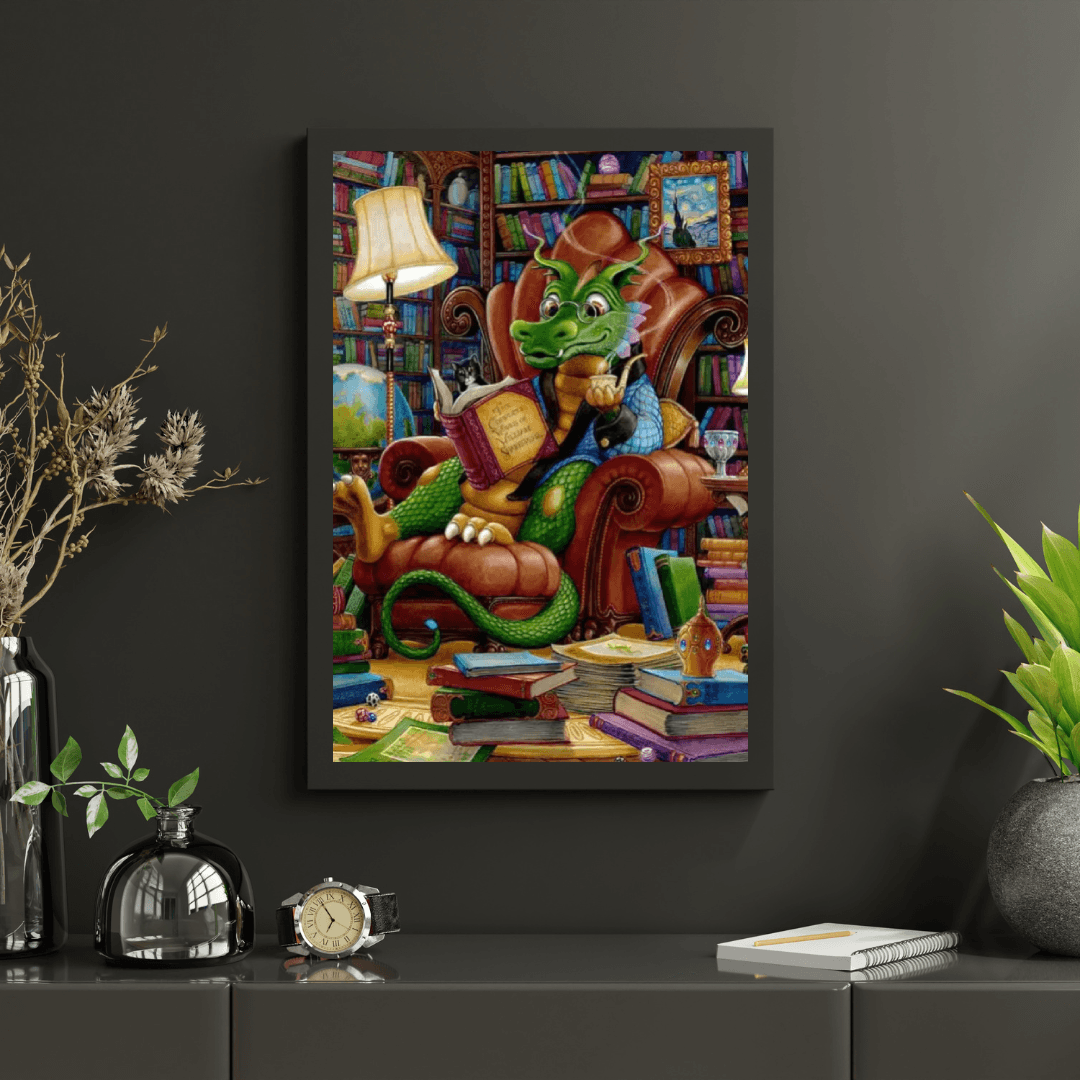 Diamond Painting - Le dragon lettré