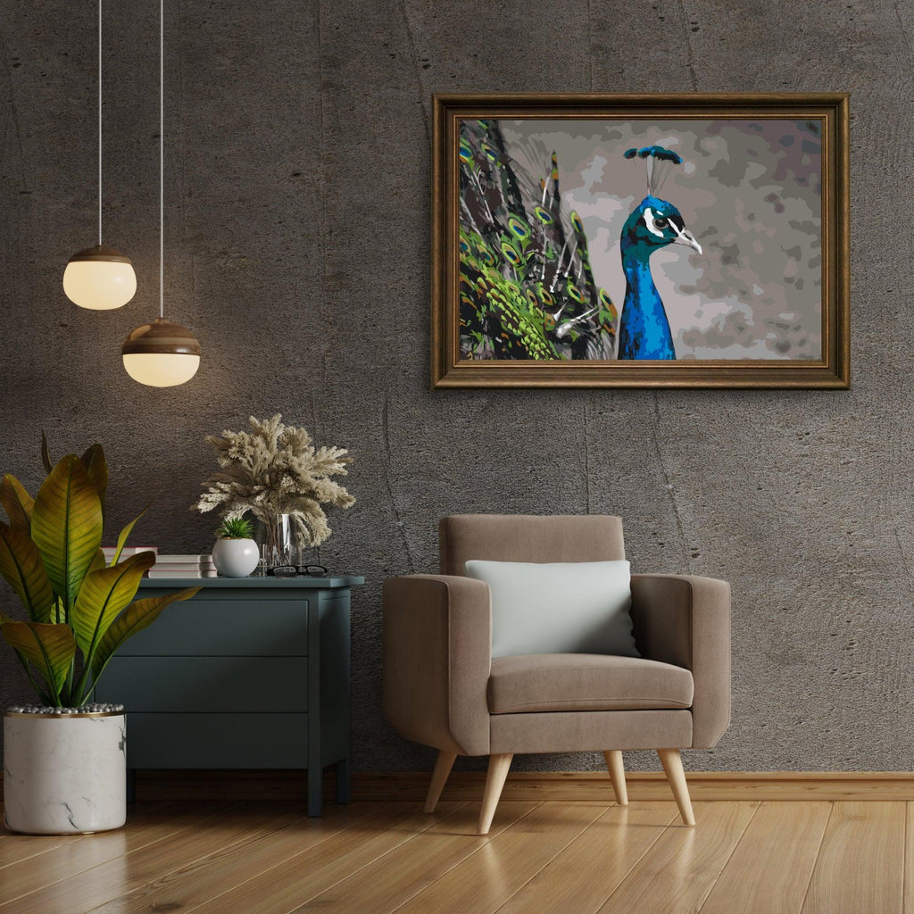 Diamond Painting - Le majestueux paon - SEOS®