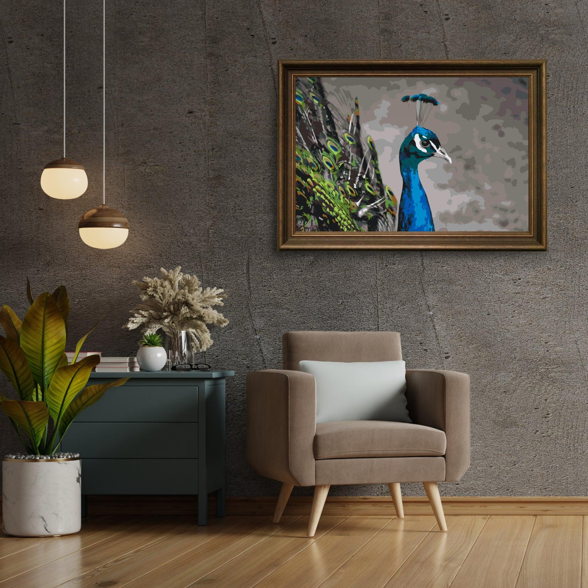 Diamond Painting - Le majestueux paon - SEOS®