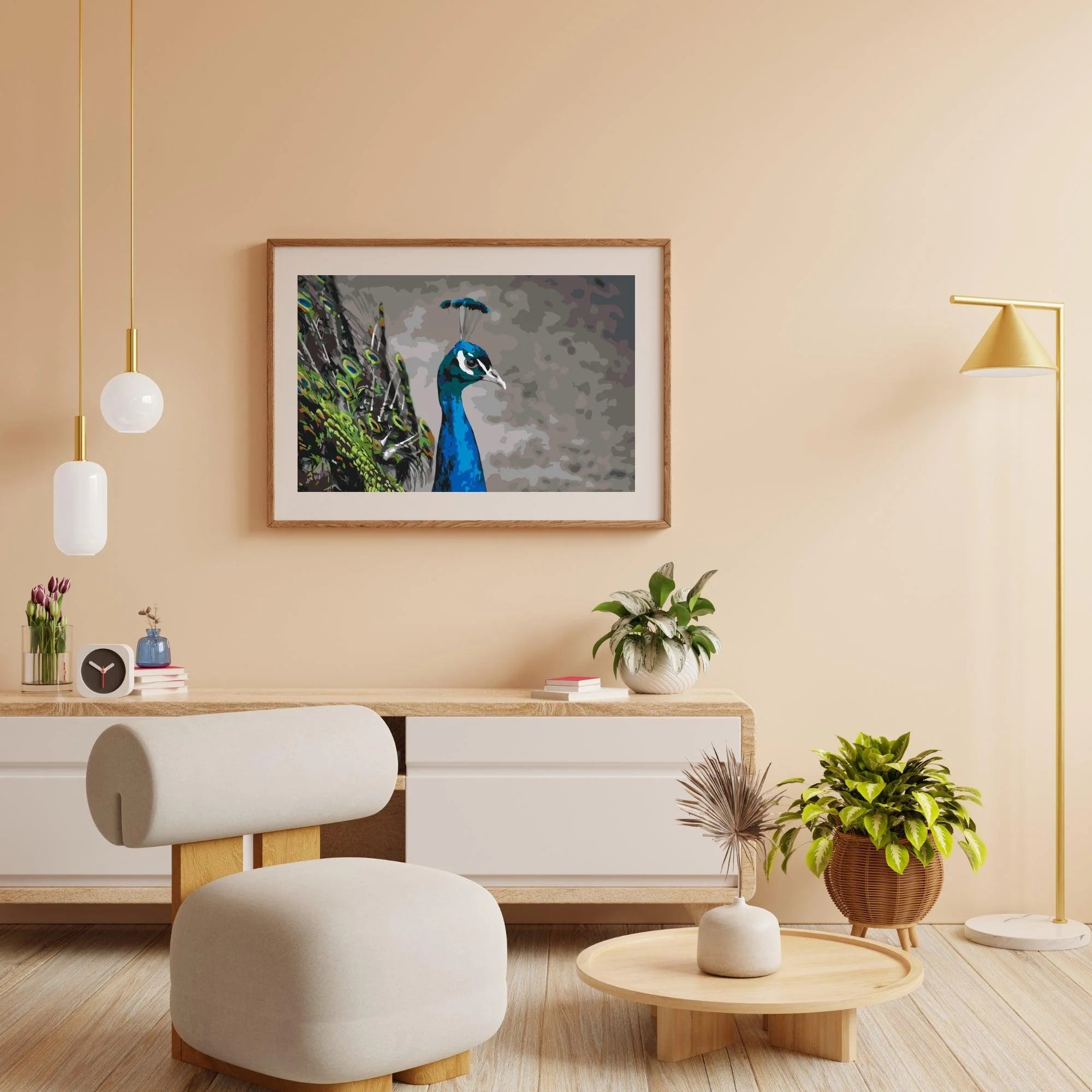 Diamond Painting - Le majestueux paon - SEOS®