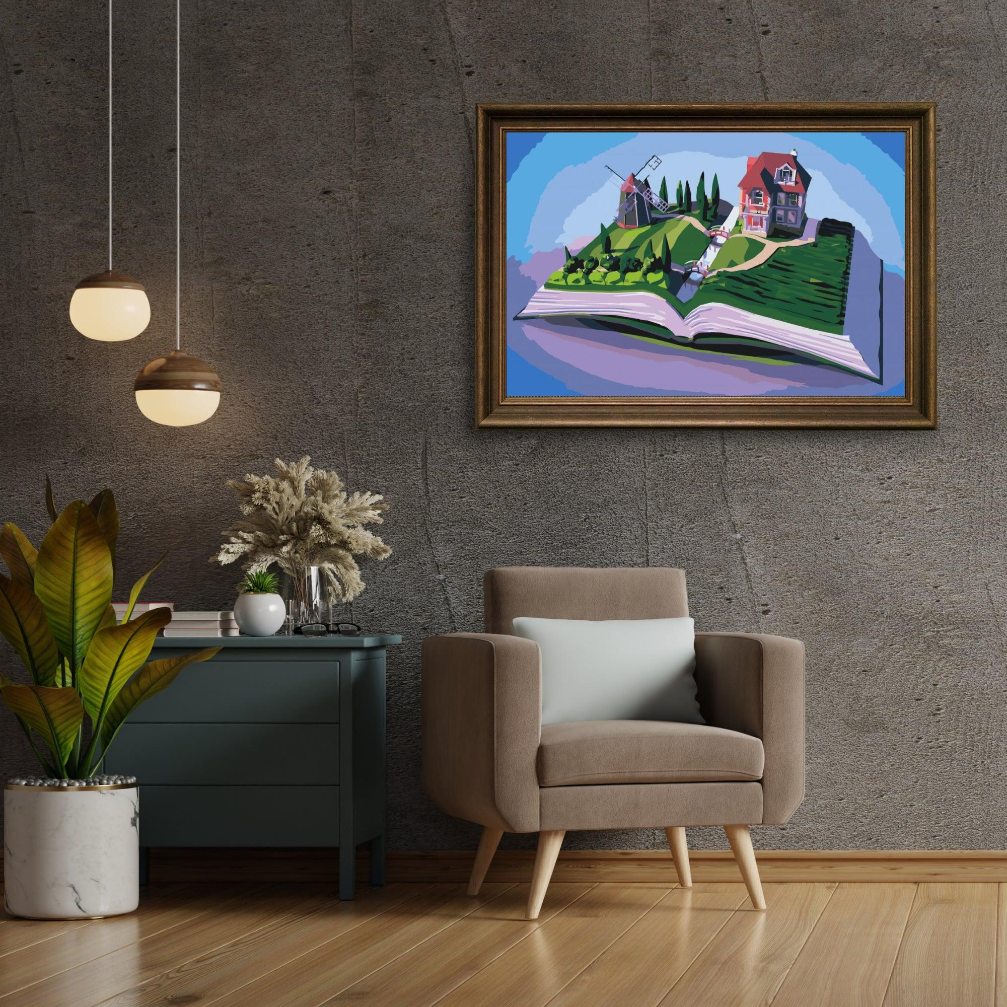 Diamond Painting - Le moulin sur le livre - SEOS Shop ®