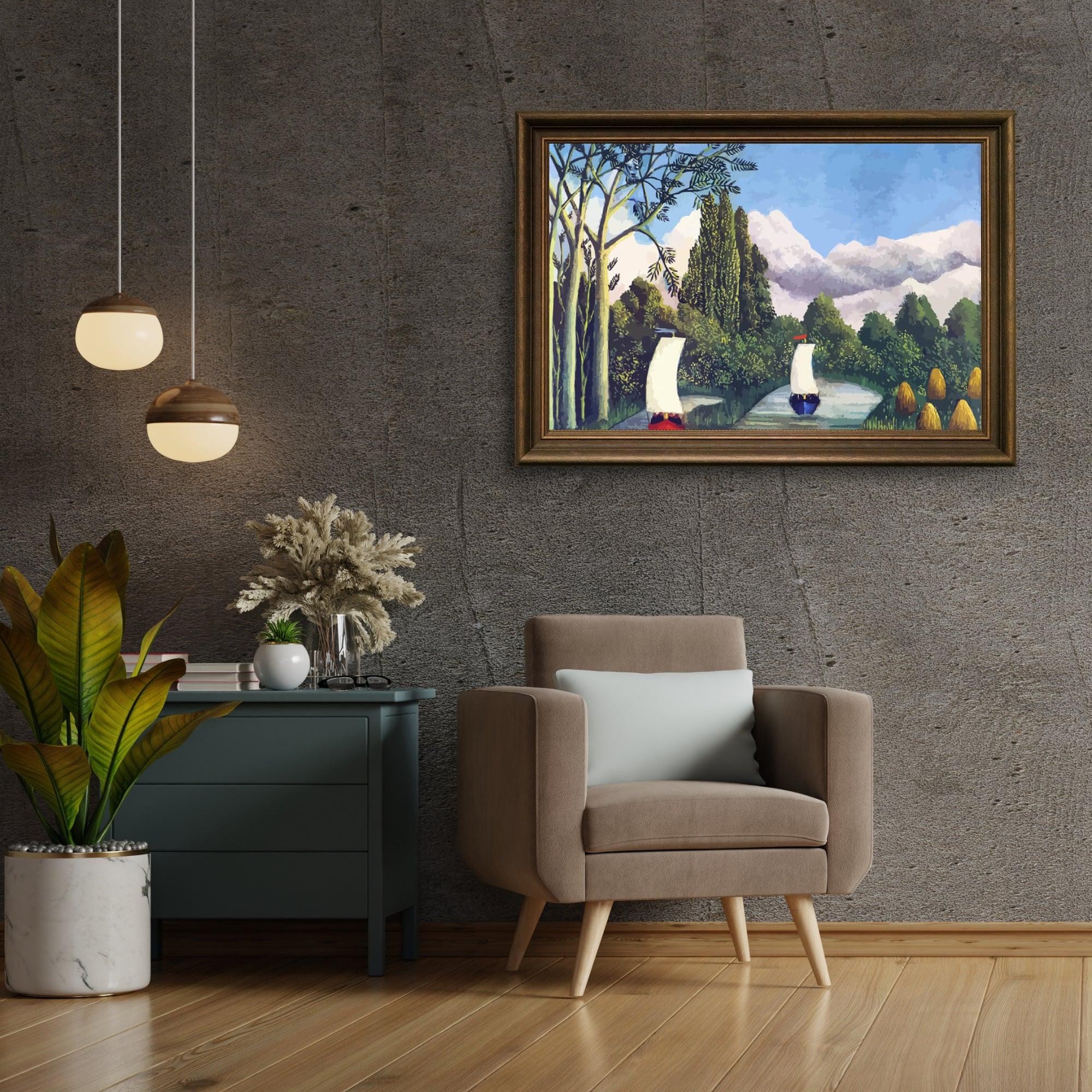 Diamond Painting - Les rives de l'Oise - SEOS Shop ®