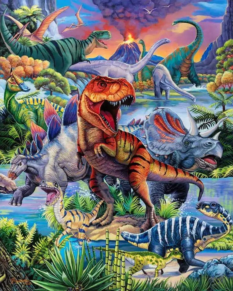Diamond Painting - Dinosaures