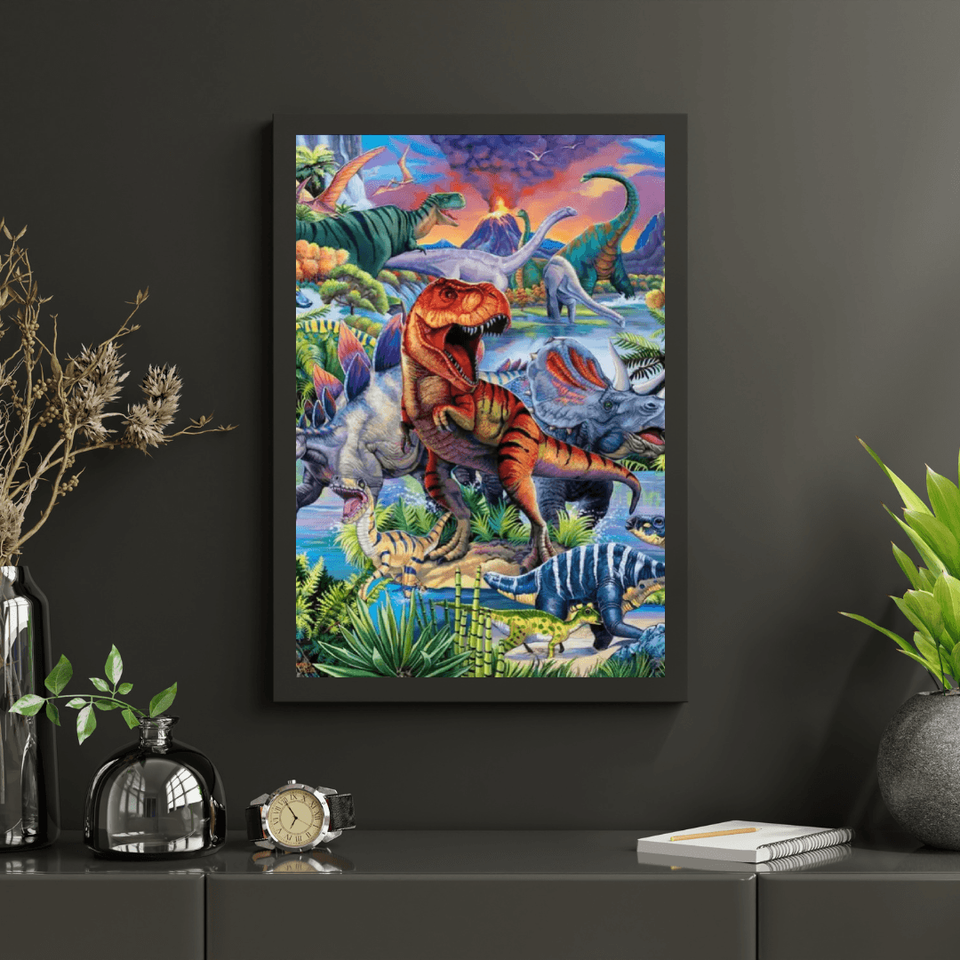 Diamond Painting - Dinosaures