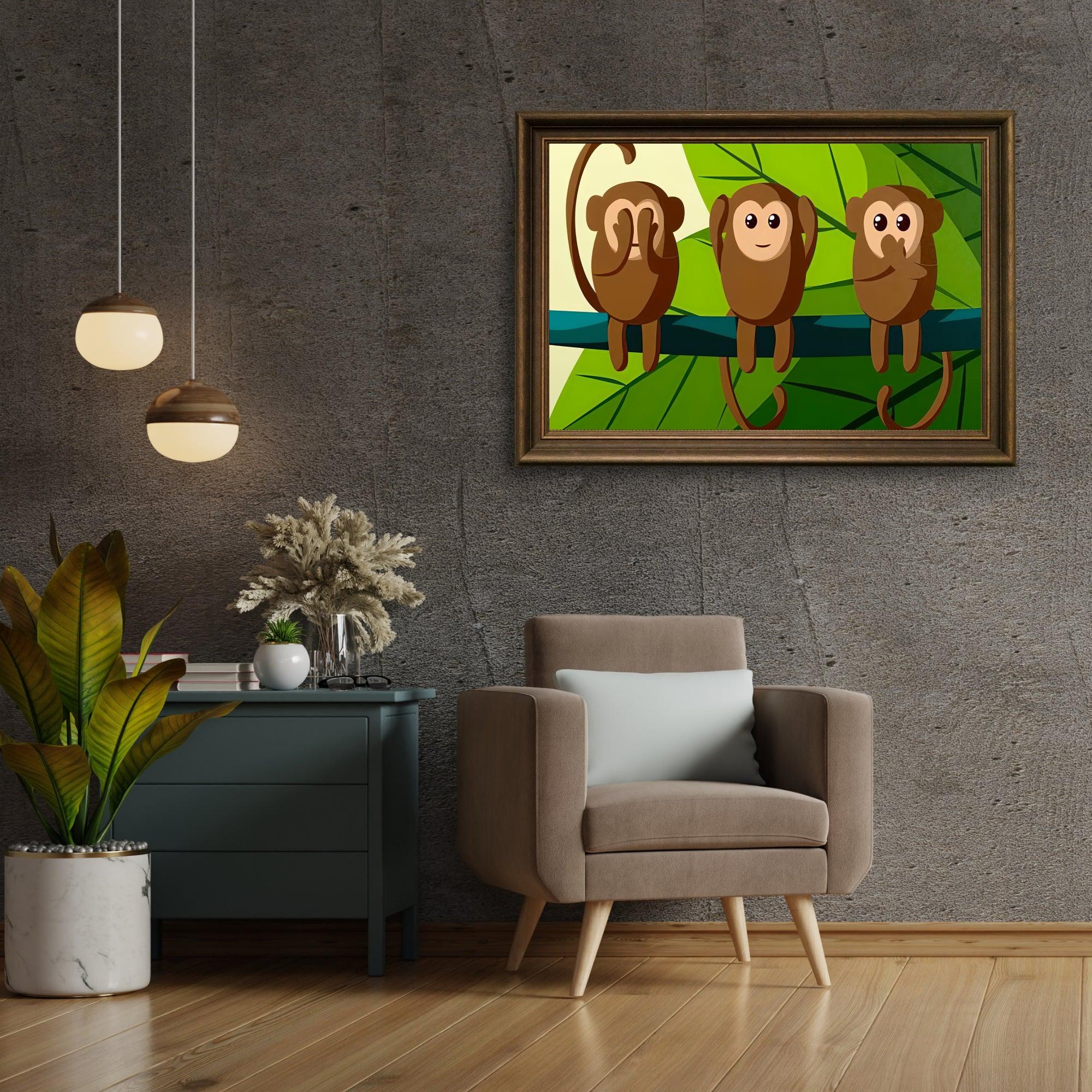 Diamond Painting - Trois Singes - SEOS Shop ®