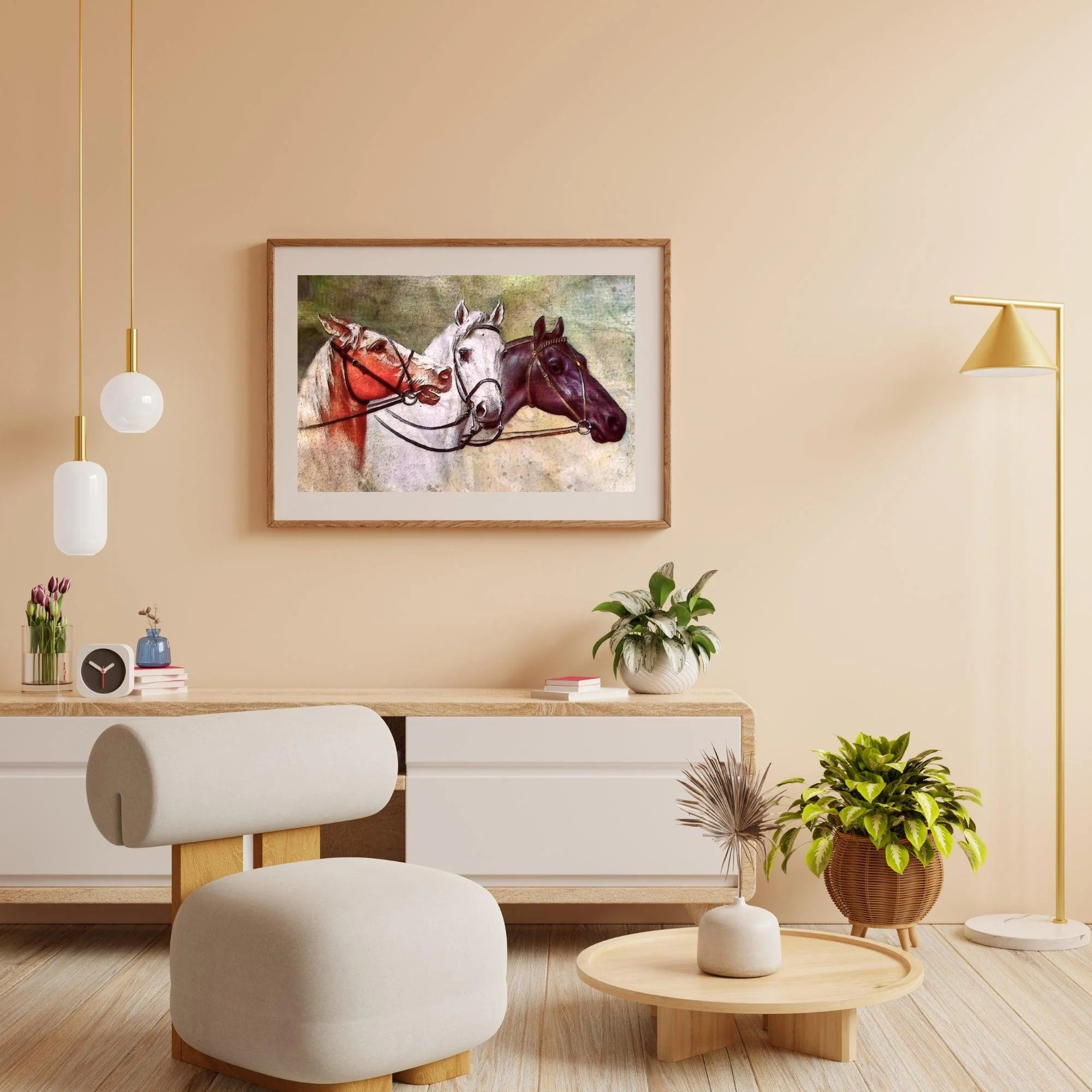 Diamond Painting - Trois Chevaux - SEOS®