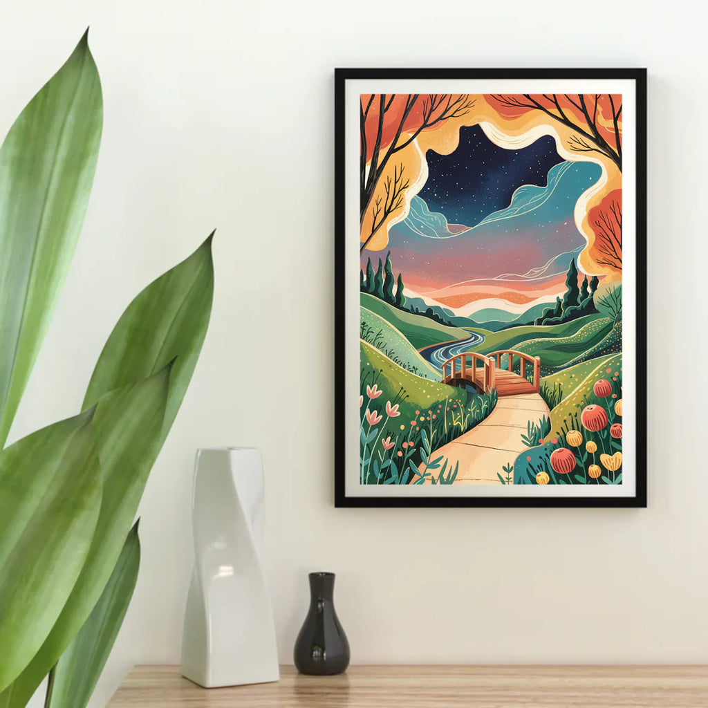 Diamond Painting - Paysage de rêve Pont