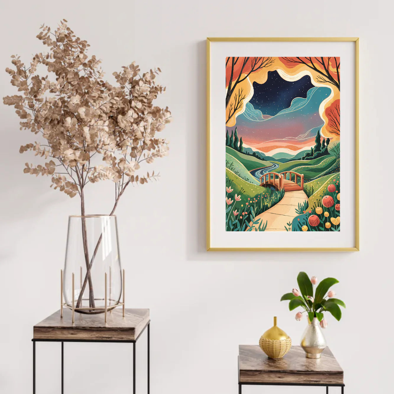 Diamond Painting - Paysage de rêve Pont