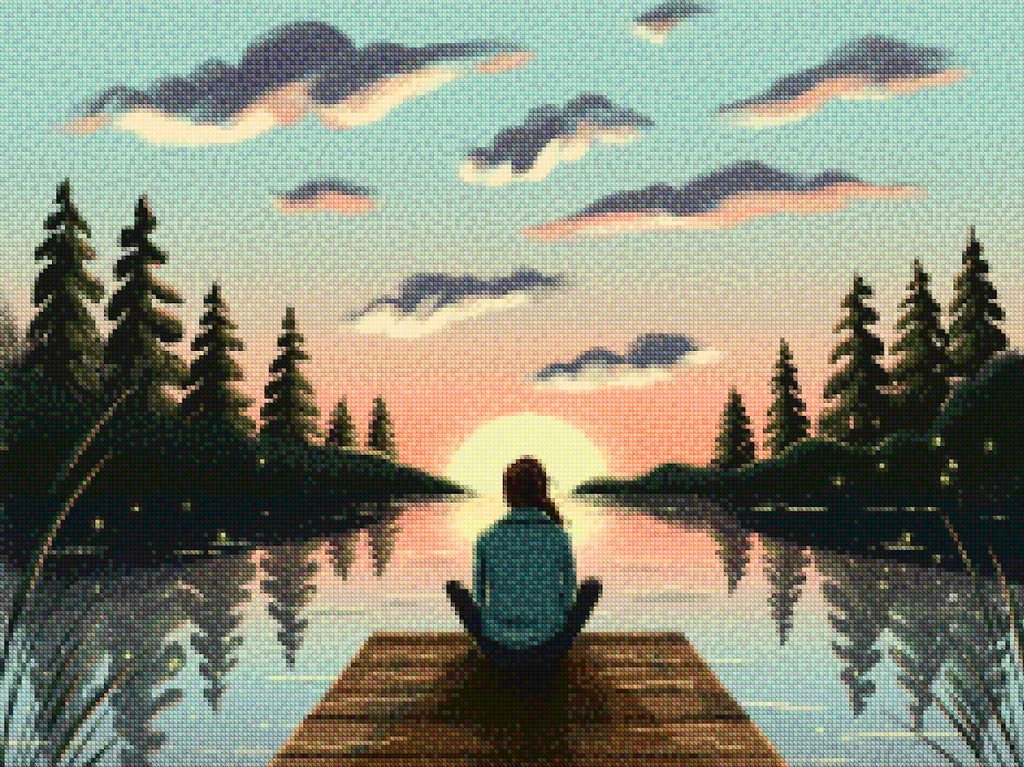 Diamond Painting - Échos du crépuscule