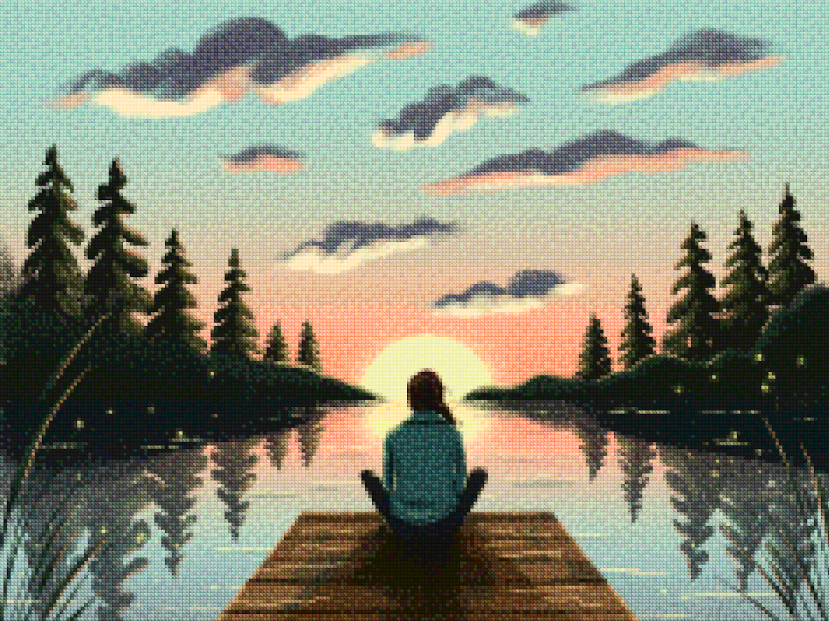 Diamond Painting - Échos du crépuscule