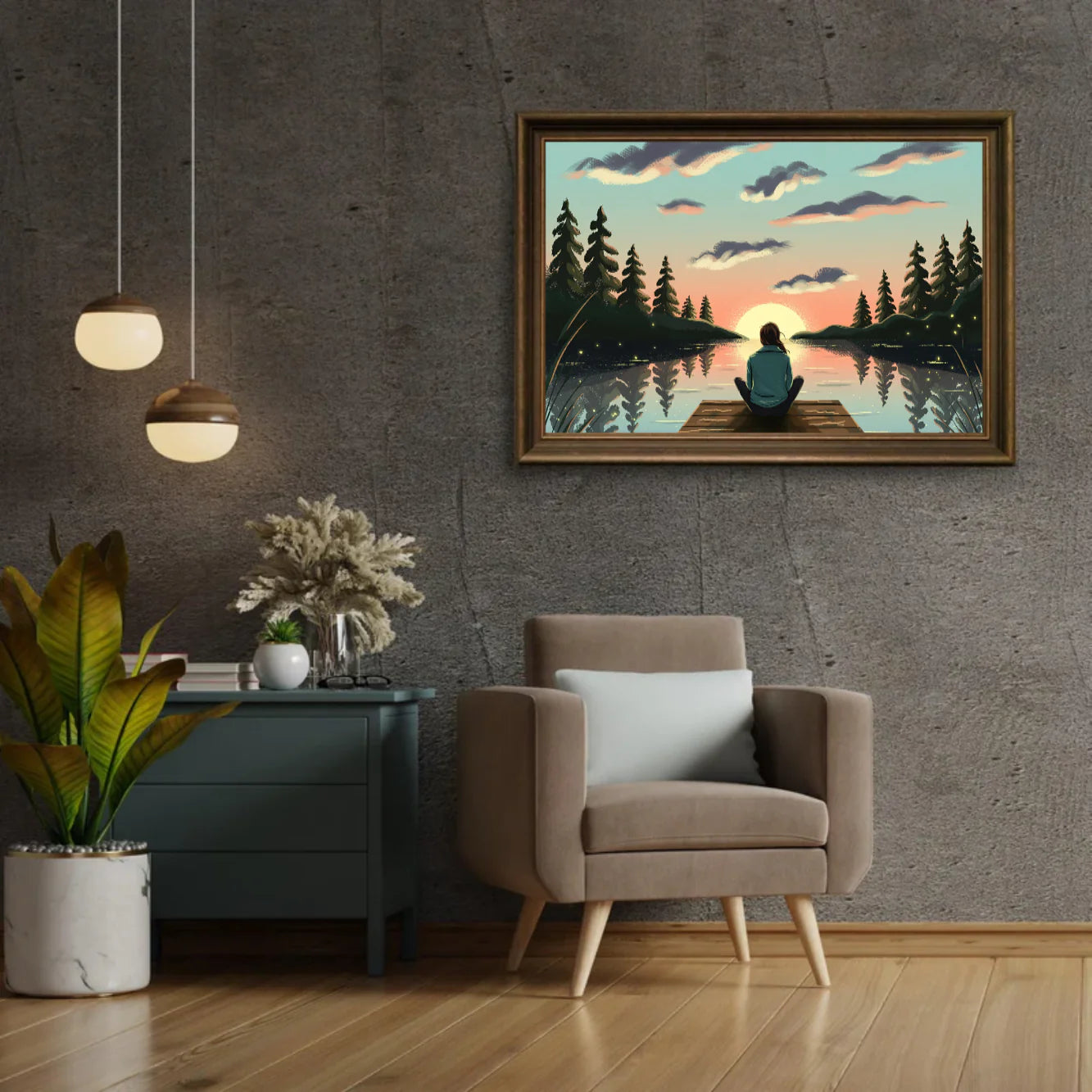 Diamond Painting - Échos du crépuscule