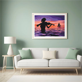 Diamond Painting - Un joueur de champignon dans la mer - SEOS Shop ®