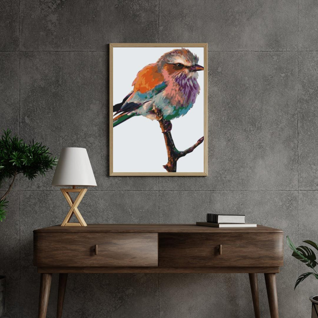 Diamond Painting - Un oiseau sur une branche - SEOS®