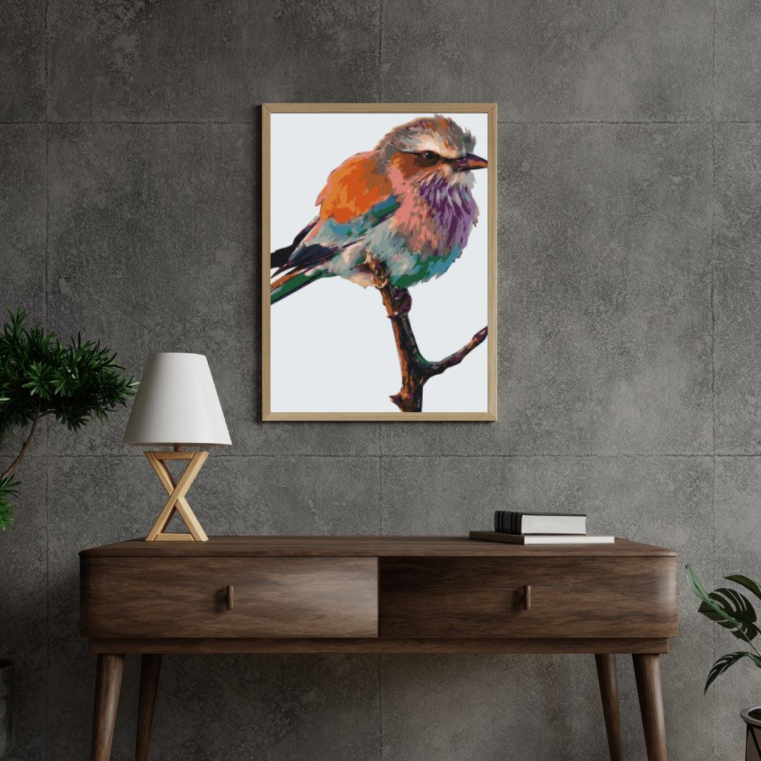 Diamond Painting - Un oiseau sur une branche - SEOS®