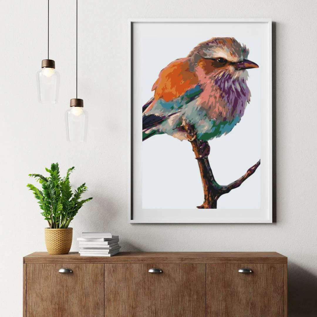 Diamond Painting - Un oiseau sur une branche - SEOS®