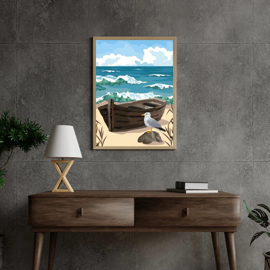 Diamond Painting - Goéland solitaire - SEOS®