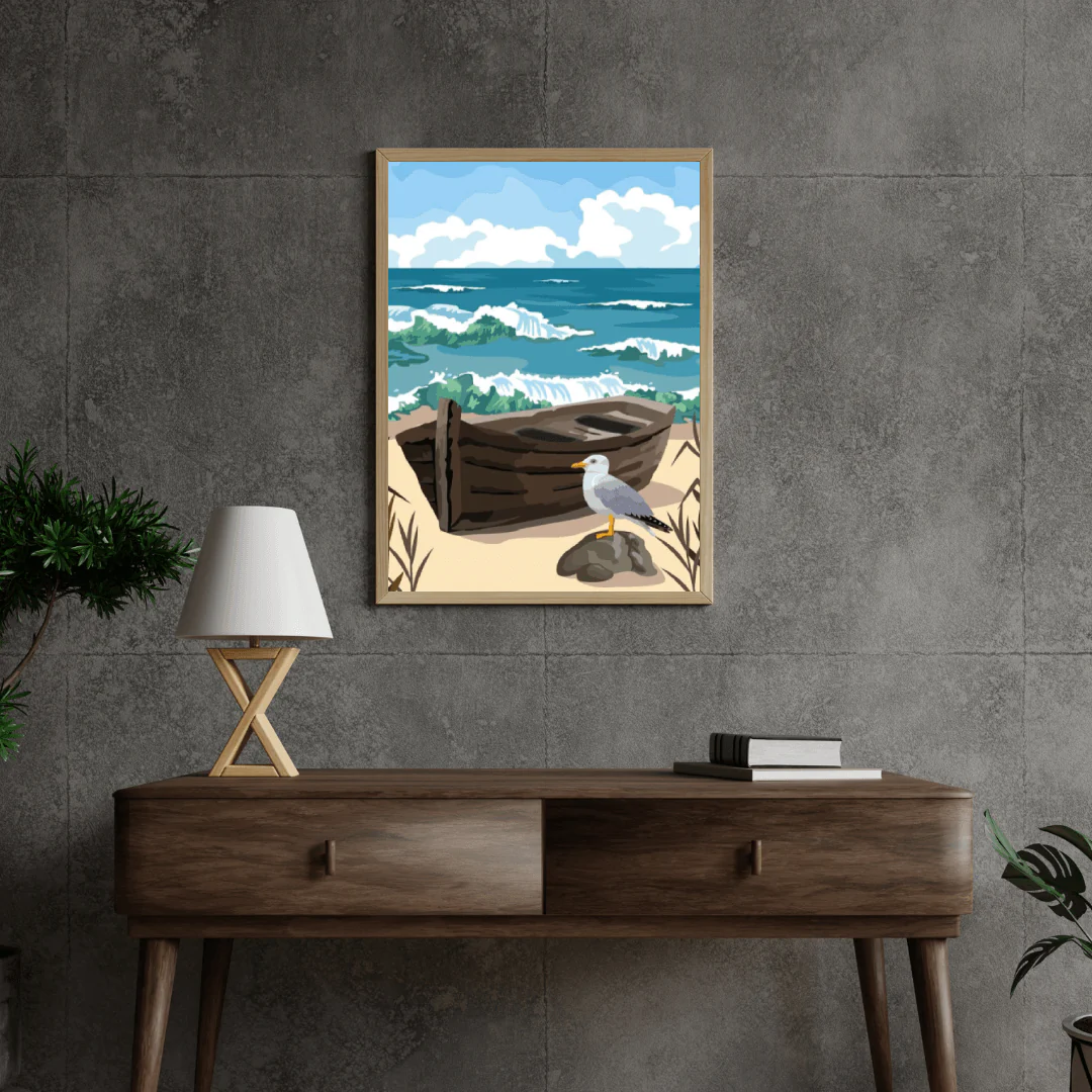 Diamond Painting - Goéland solitaire - SEOS®