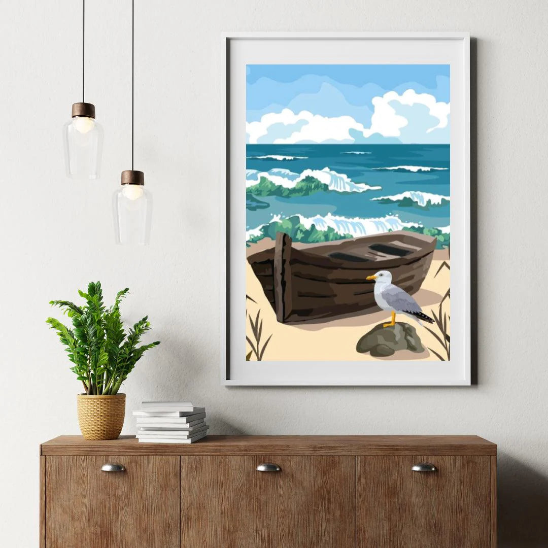 Diamond Painting - Goéland solitaire - SEOS®