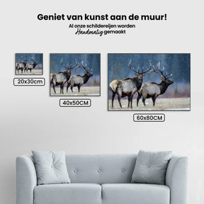 Diamond Painting - Première neige