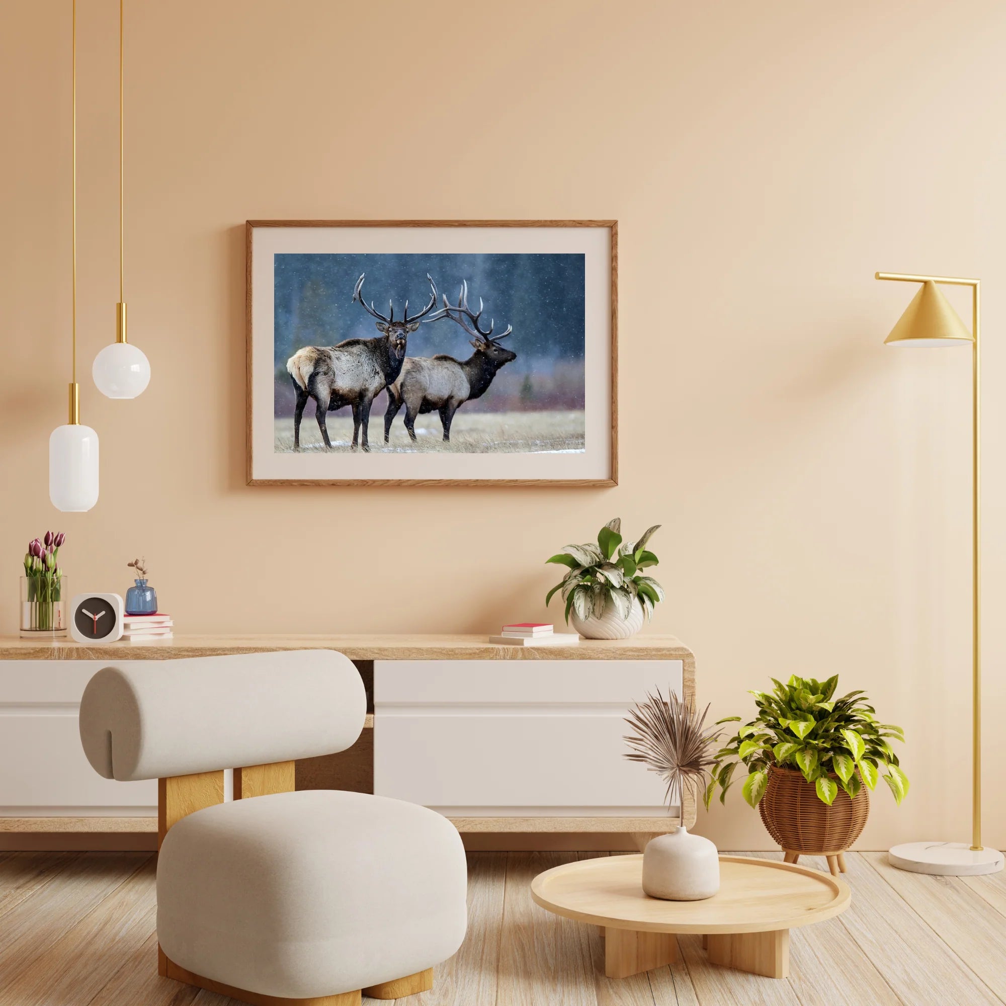 Diamond Painting - Première neige