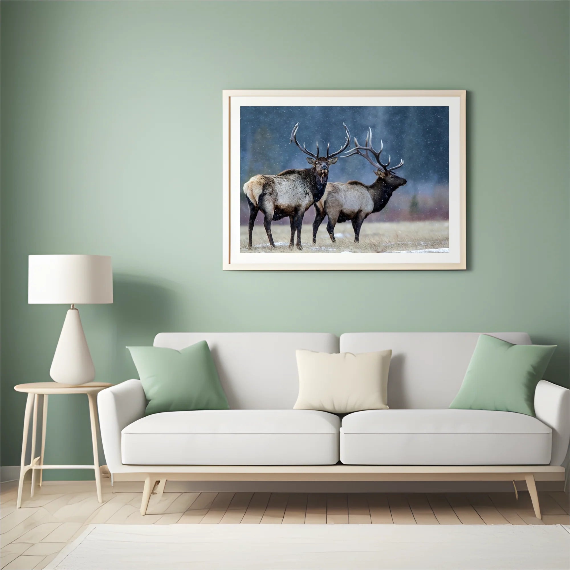 Diamond Painting - Première neige