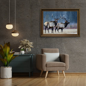 Diamond Painting - Première neige