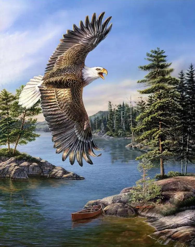 Diamond Painting - Héritage Aigle