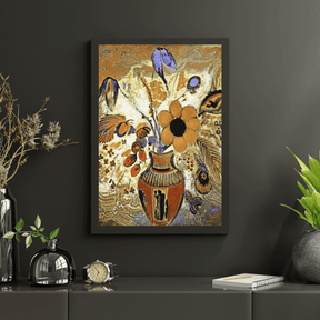 Diamond Painting - Vase étrusque avec des fleurs - SEOS Shop ®