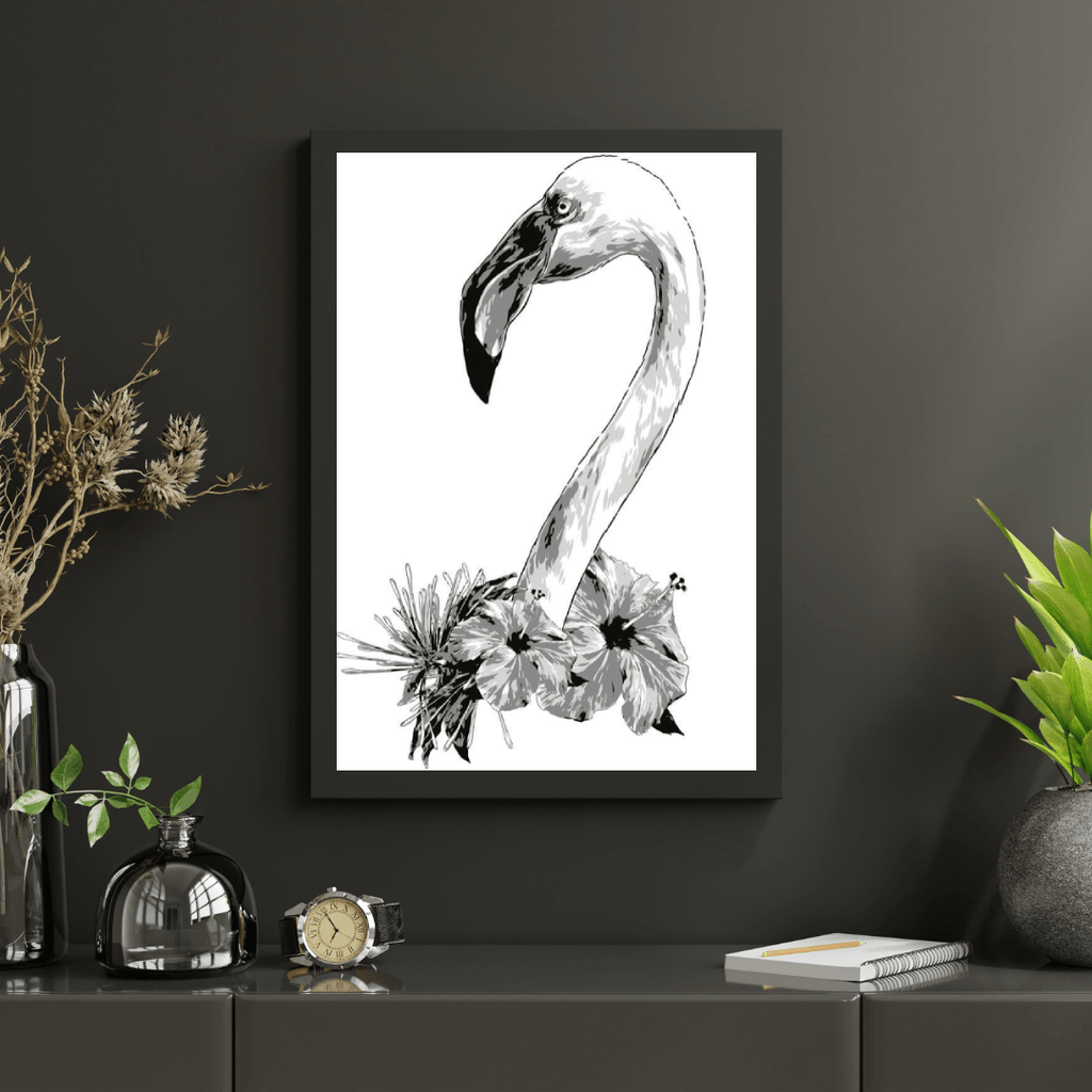 Diamond Painting - Tête de flamant - SEOS®