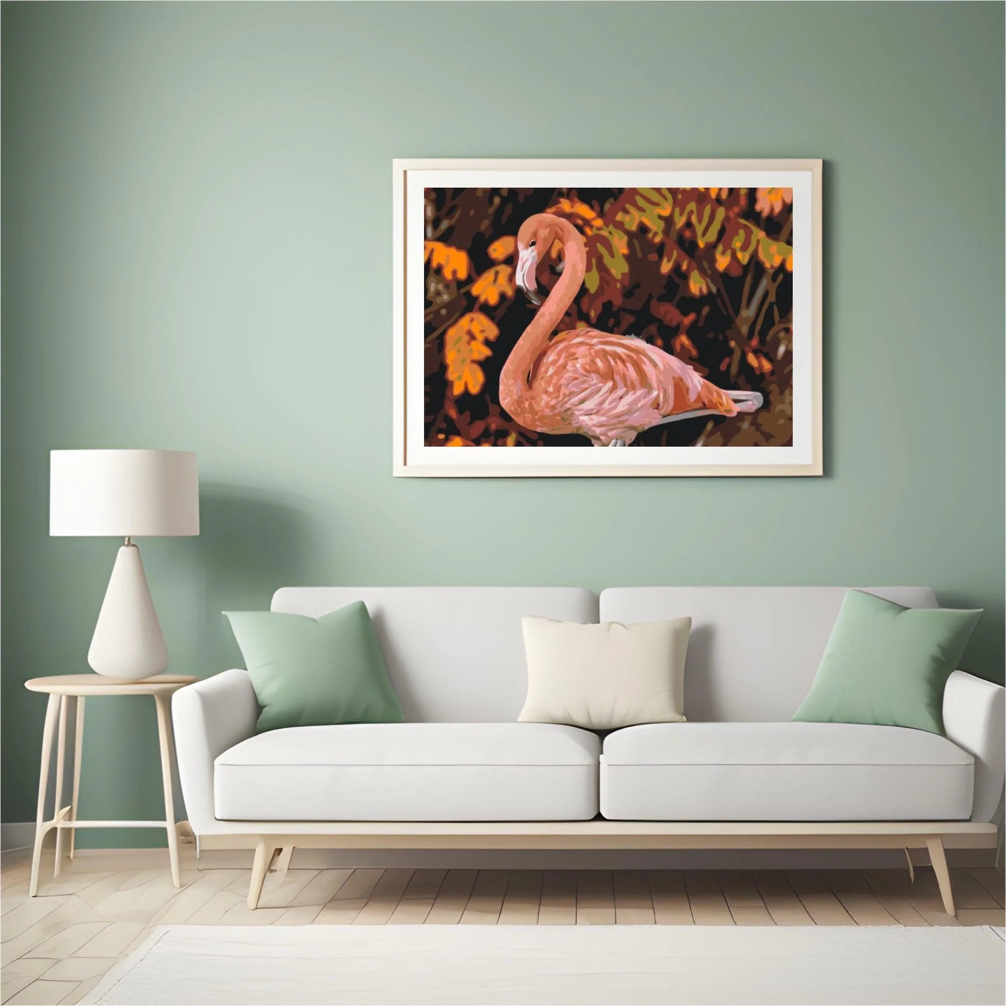 Diamond Painting - Flamant dans la nature - SEOS®