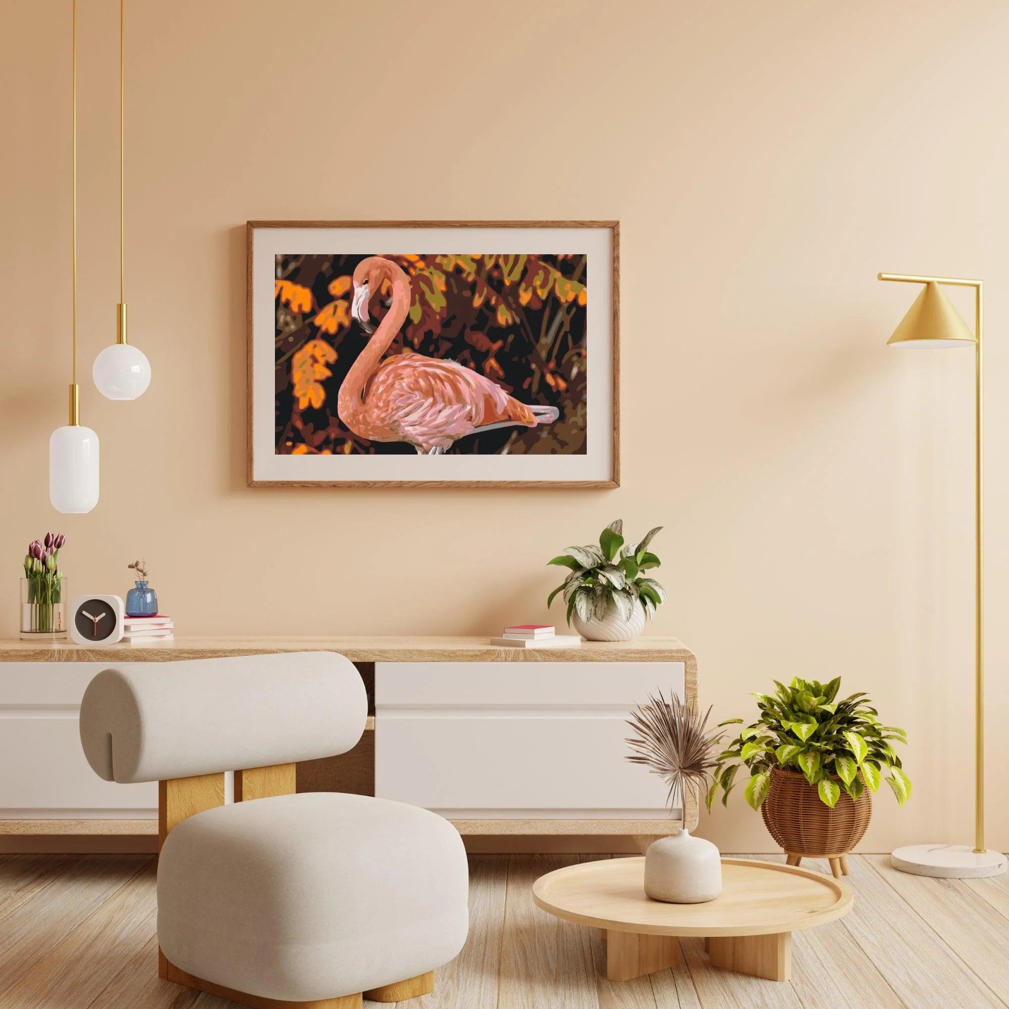 Diamond Painting - Flamant dans la nature - SEOS®