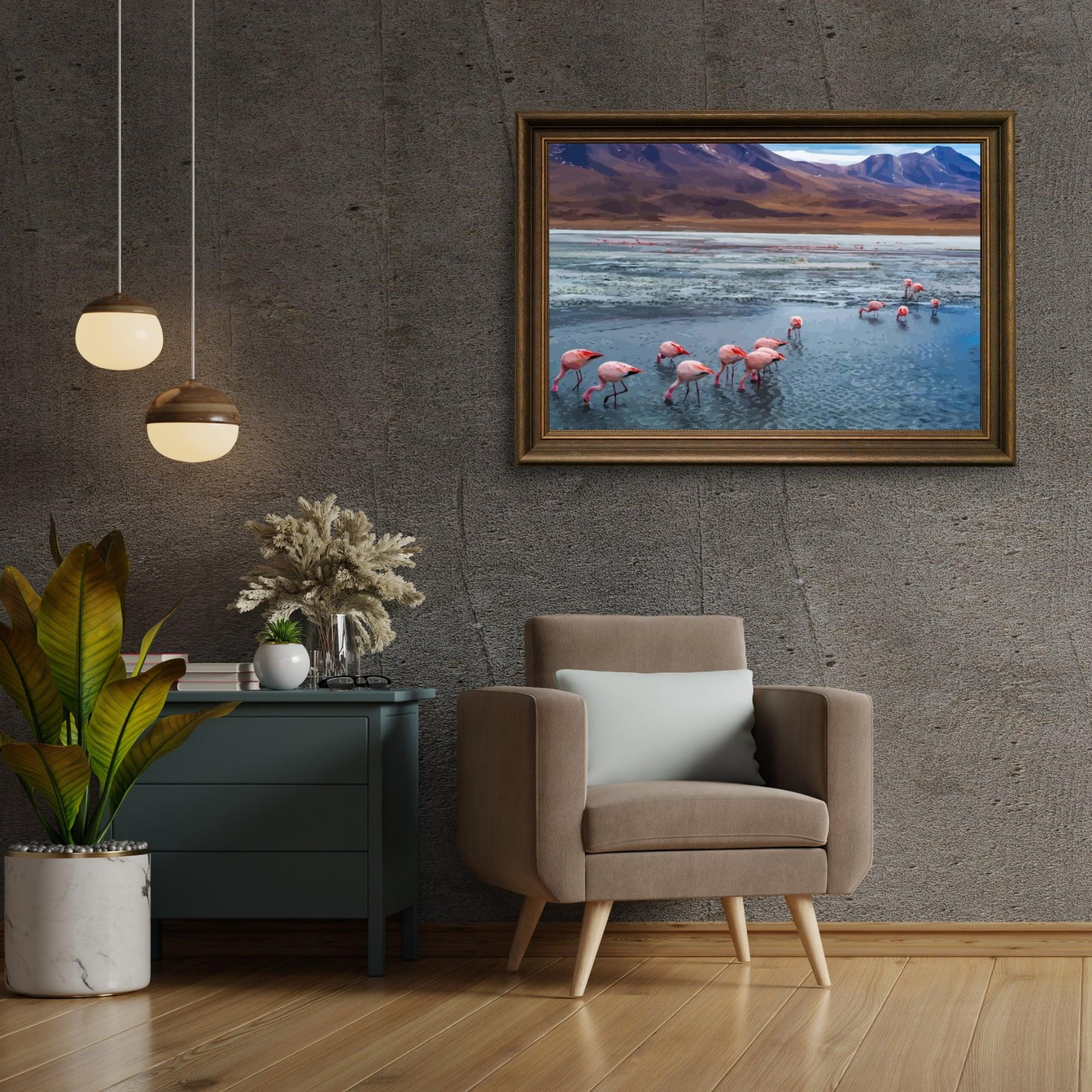 Diamond Painting - Flamants en Bolivie - SEOS Shop ®