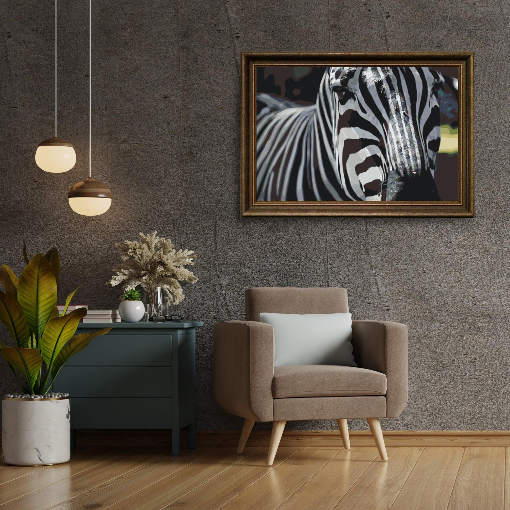 Diamond Painting - Focus sur zèbre - SEOS®