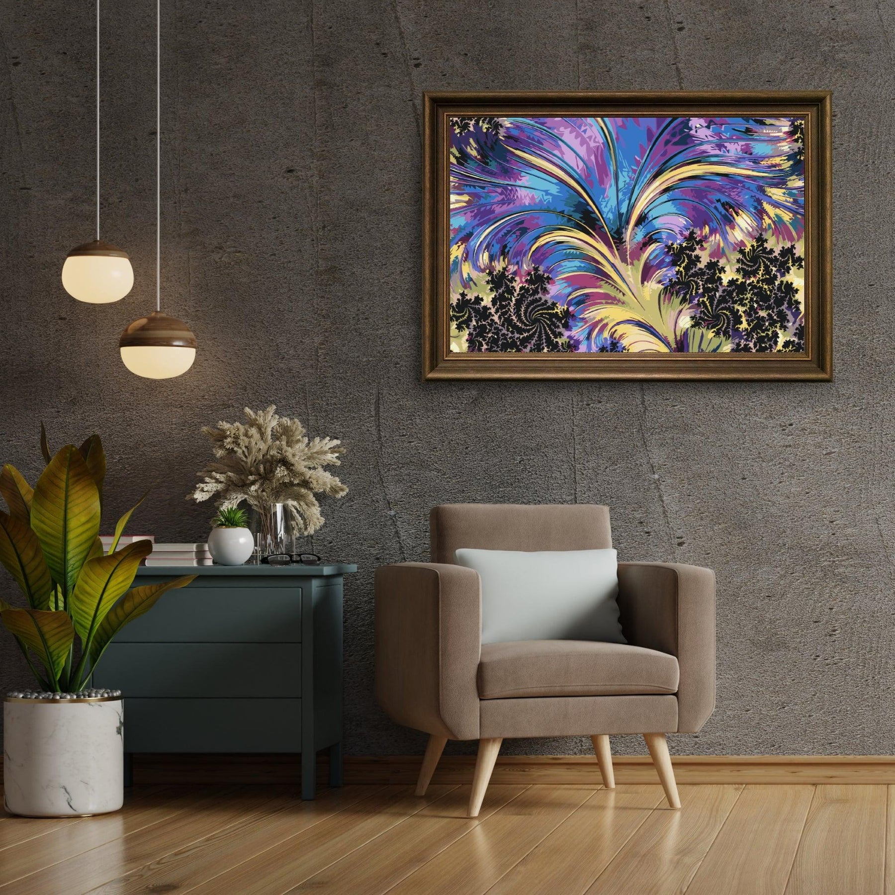 Diamond Painting - Plumes fractales - SEOS Shop ®