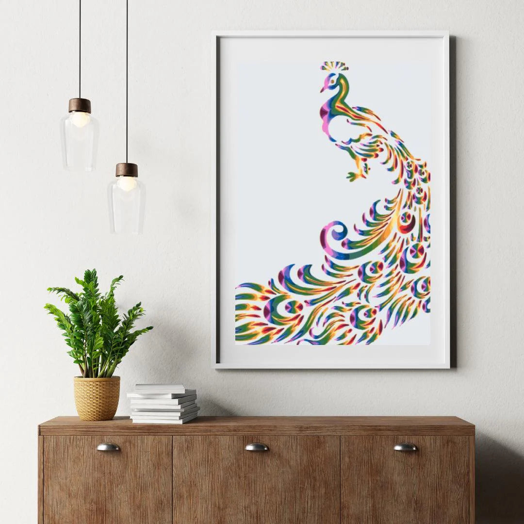 Diamond Painting - Paon coloré 2 - SEOS®